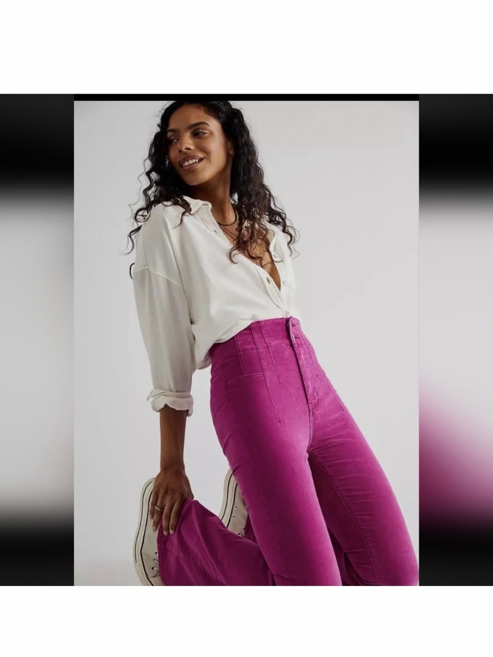 We The Free High-Rise Fuchsia Women's Jeans
